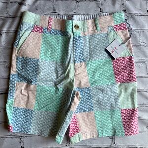 Vineyard Vines For Target Madras Print Girls Shorts New 12/14 NWT Preppy